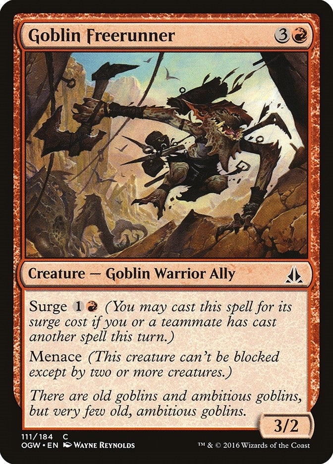 Image for Goblin Freerunner (111) (Oath of the Gatewatch) - Magic: The Gathering