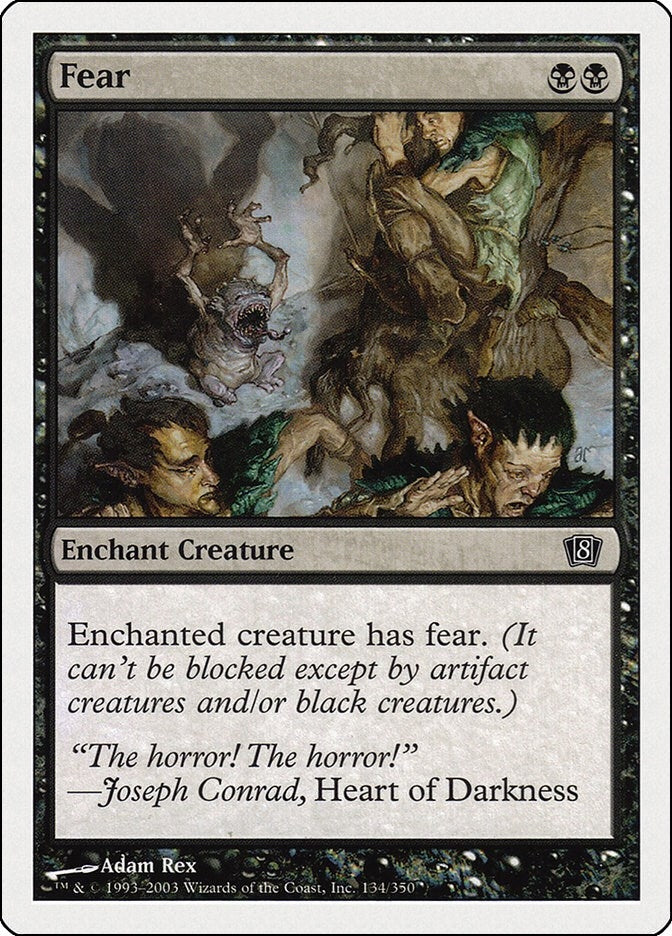 Image for Fear (134) (8th Edition) (8ED) - Magic: The Gathering