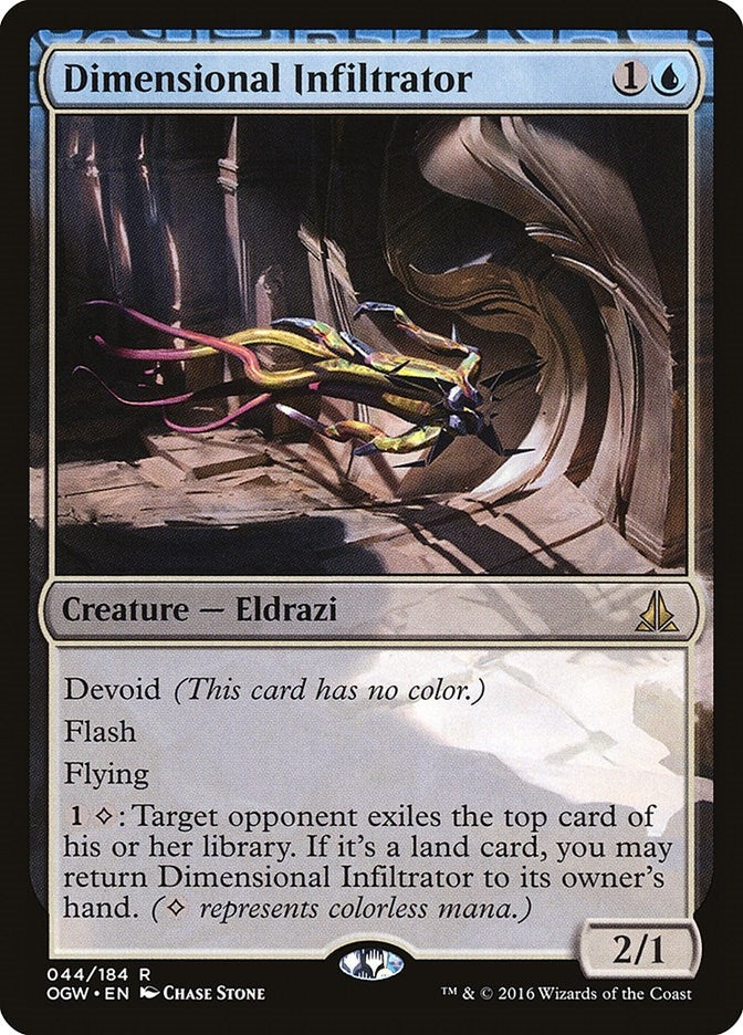 Image for Dimensional Infiltrator (44) (Oath of the Gatewatch) - Magic: The Gathering
