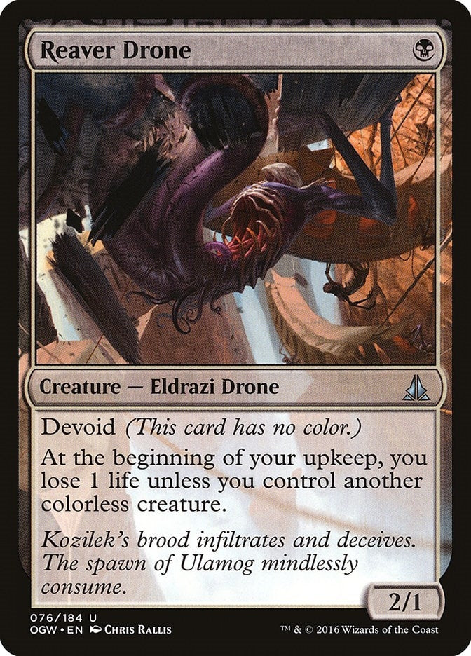 Image for Reaver Drone (76) (Oath of the Gatewatch) - Magic: The Gathering