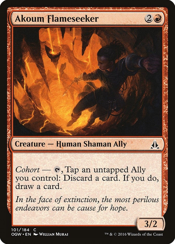 Image for Akoum Flameseeker (101) (Oath of the Gatewatch) - Magic: The Gathering