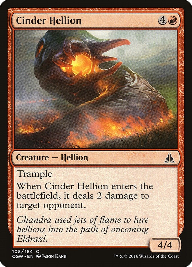 Image for Cinder Hellion (105) (Oath of the Gatewatch) - Magic: The Gathering