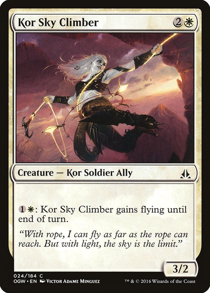 Image for Kor Sky Climber (24) (Oath of the Gatewatch) - Magic: The Gathering