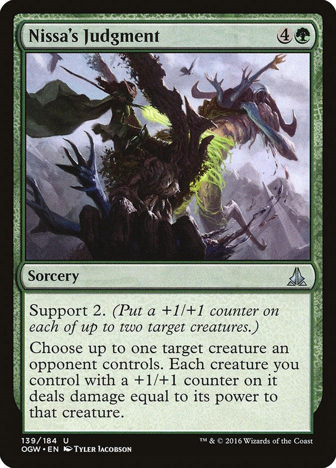 Image for Nissa's Judgment (139) (Oath of the Gatewatch) - Magic: The Gathering