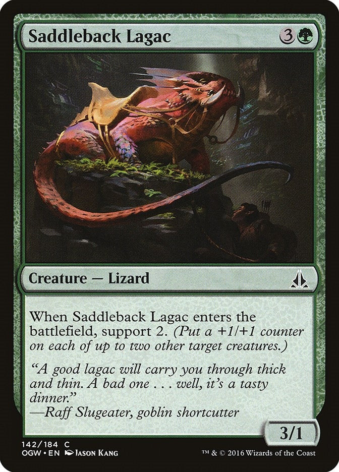 Image for Saddleback Lagac (142) (Oath of the Gatewatch) - Magic: The Gathering