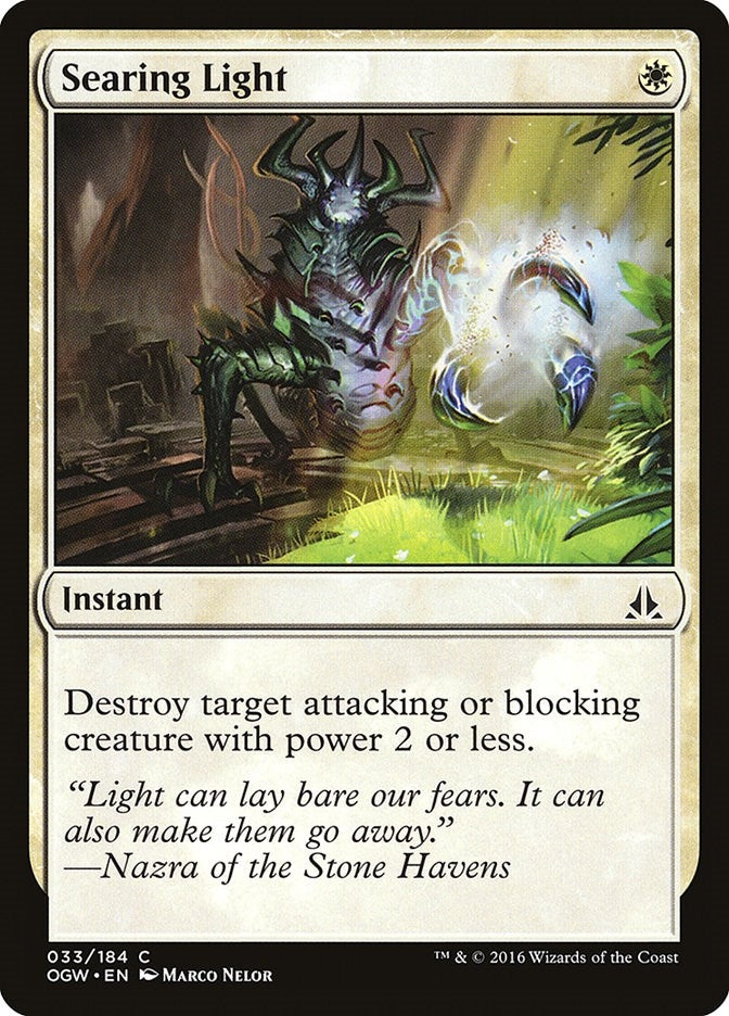 Image for Searing Light (33) (Oath of the Gatewatch) - Magic: The Gathering