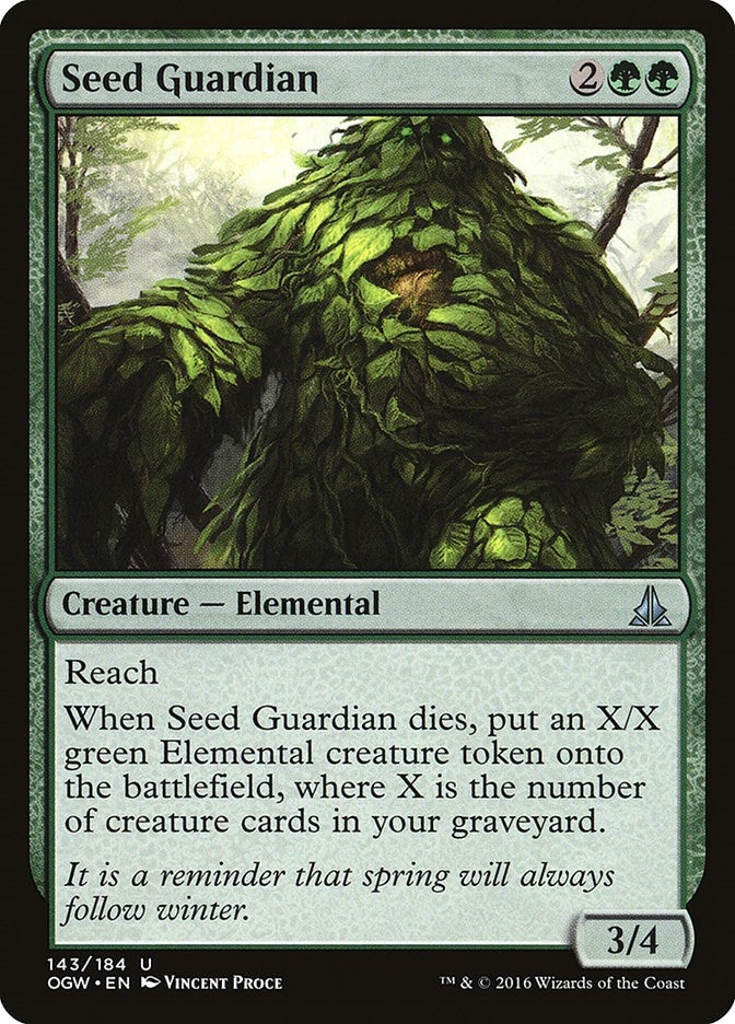 Image for Seed Guardian (143) (Oath of the Gatewatch) - Magic: The Gathering