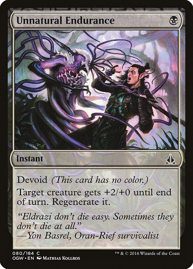 Image for Unnatural Endurance (80) (Oath of the Gatewatch) - Magic: The Gathering