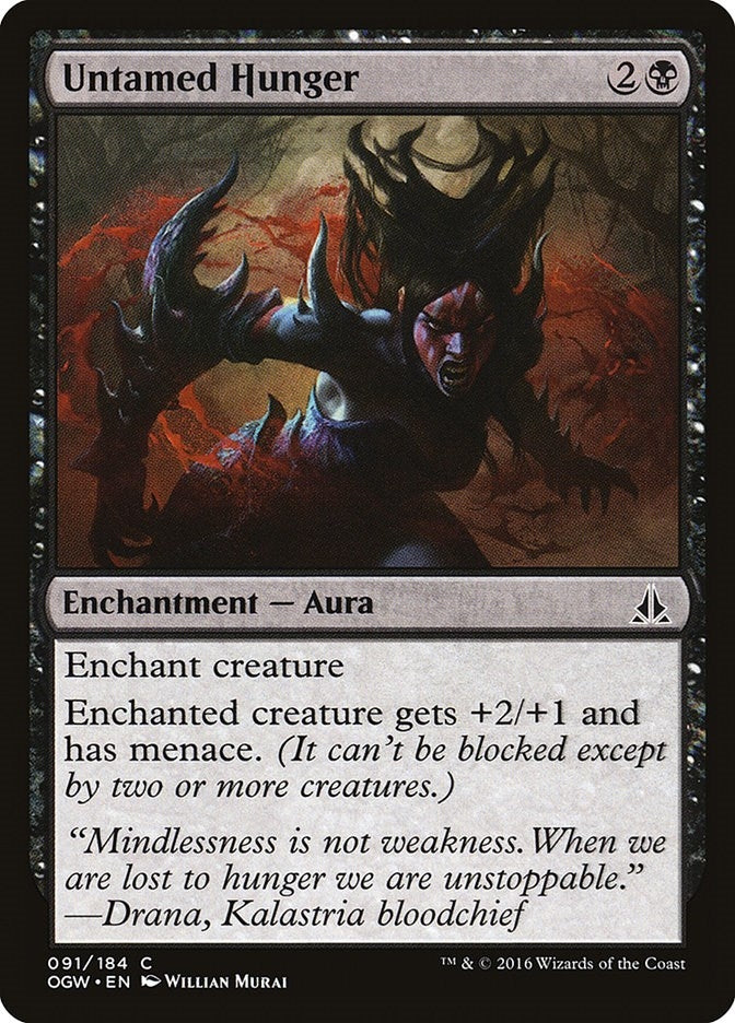 Image for Untamed Hunger (91) (Oath of the Gatewatch) - Magic: The Gathering