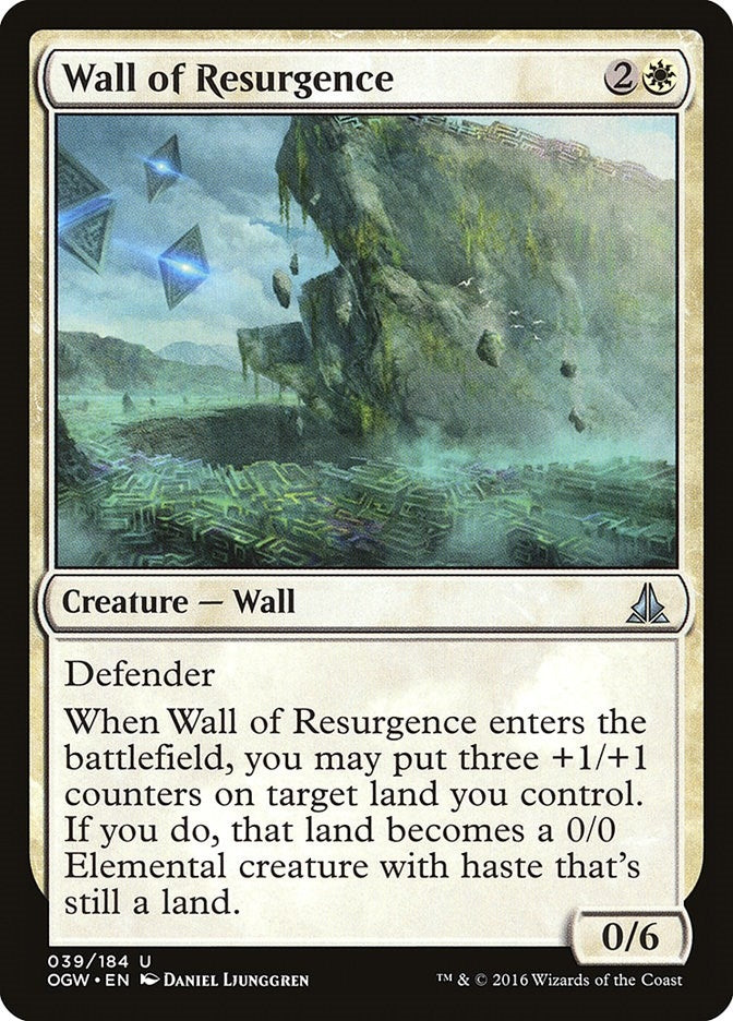 Image for Wall of Resurgence (39) (Oath of the Gatewatch) - Magic: The Gathering