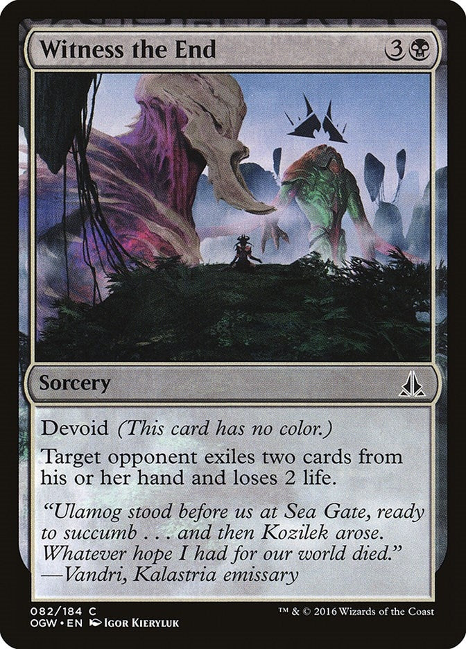 Image for Witness the End (82) (Oath of the Gatewatch) - Magic: The Gathering