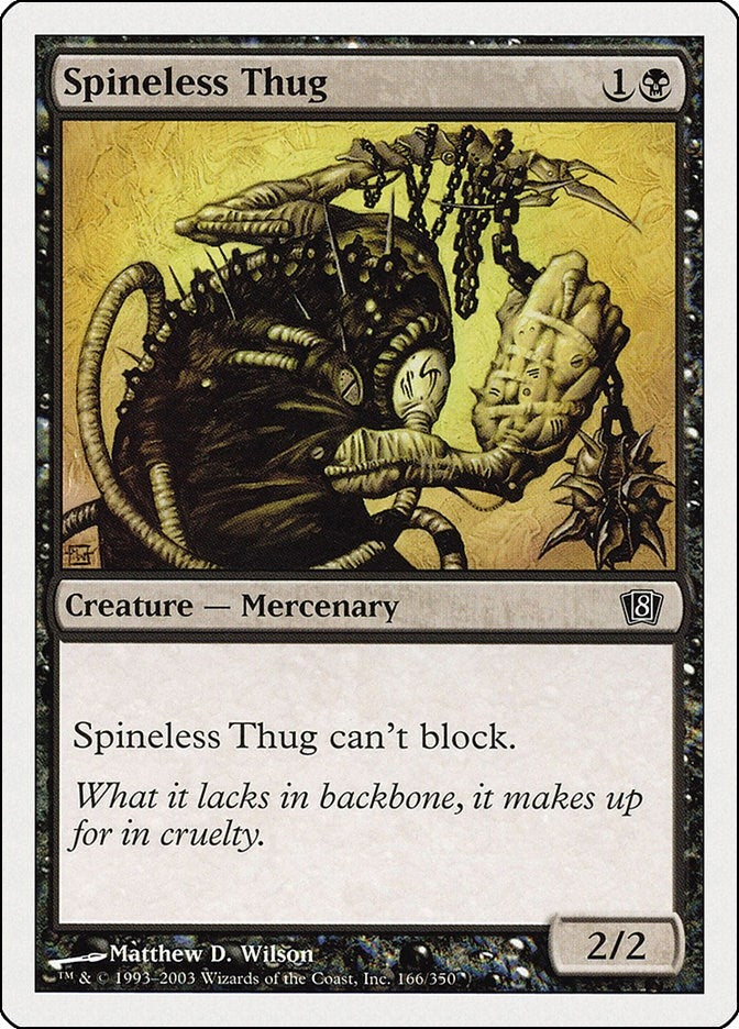 Image for Spineless Thug (166) (8th Edition) (8ED) - Magic: The Gathering