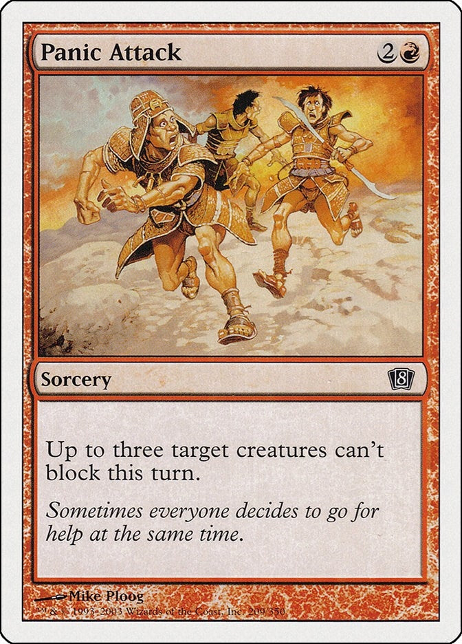 Image for Panic Attack (209) (8th Edition) (8ED) - Magic: The Gathering