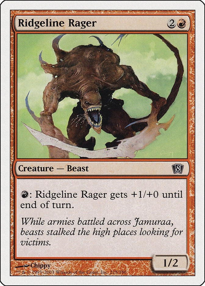 Image for Ridgeline Rager (215) (8th Edition) (8ED) - Magic: The Gathering