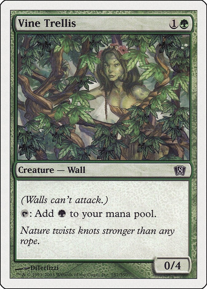 Image for Vine Trellis (287) (8th Edition) (8ED) - Magic: The Gathering