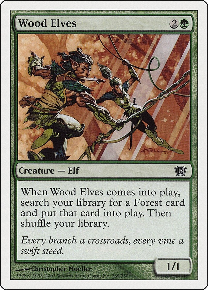 Image for Wood Elves (289) (8th Edition) (8ED) - Magic: The Gathering