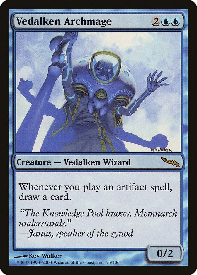 Image for Vedalken Archmage (55) (Mirrodin) - Magic: The Gathering
