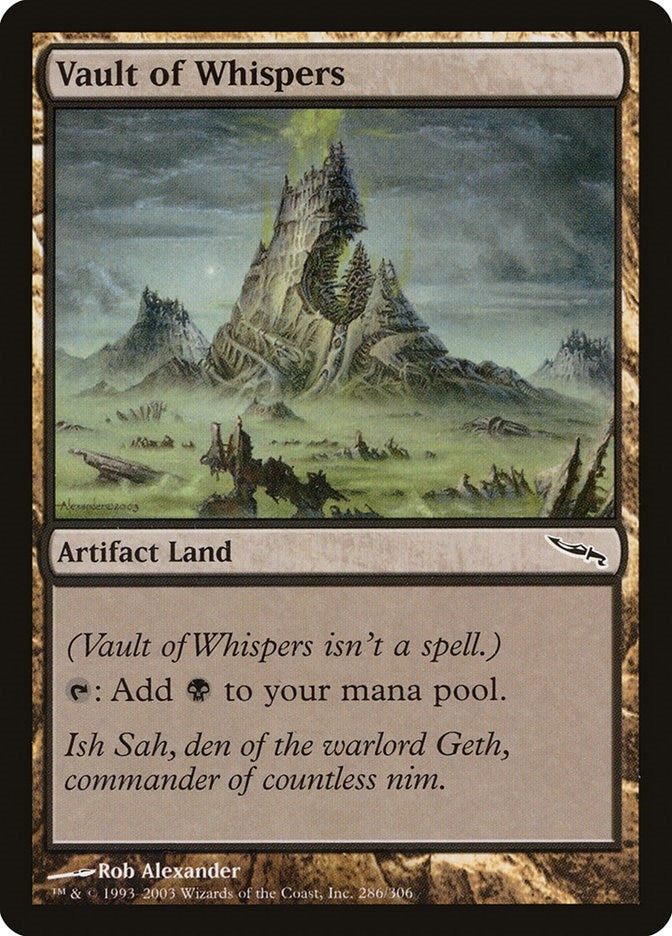 Image for Vault of Whispers (286) (Mirrodin) - Magic: The Gathering