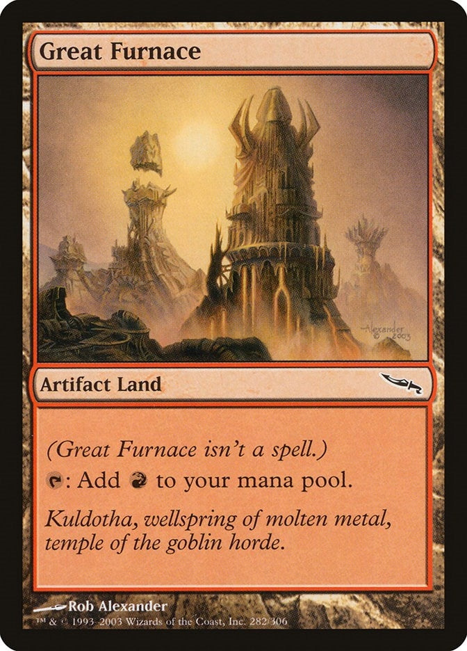 Image for Great Furnace (282) (Mirrodin) - Magic: The Gathering