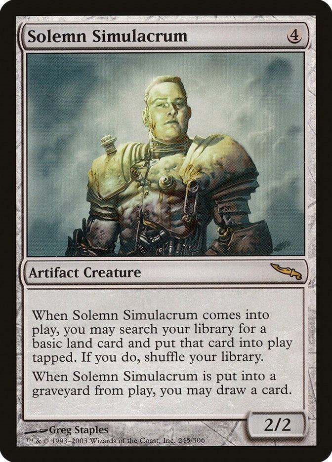 Solemn Simulacrum (245) (Mirrodin)