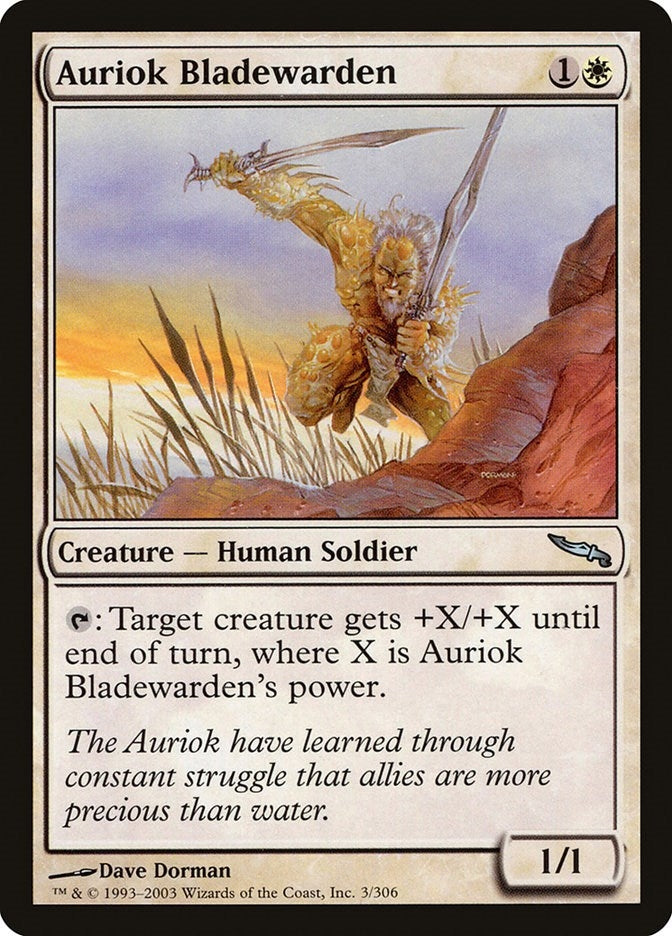 Auriok Bladewarden (3) (Mirrodin)