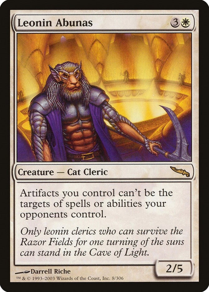 Image for Leonin Abunas (8) (Mirrodin) - Magic: The Gathering