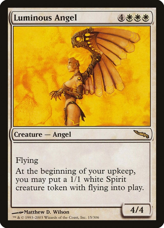 Image for Luminous Angel (15) (Mirrodin) - Magic: The Gathering