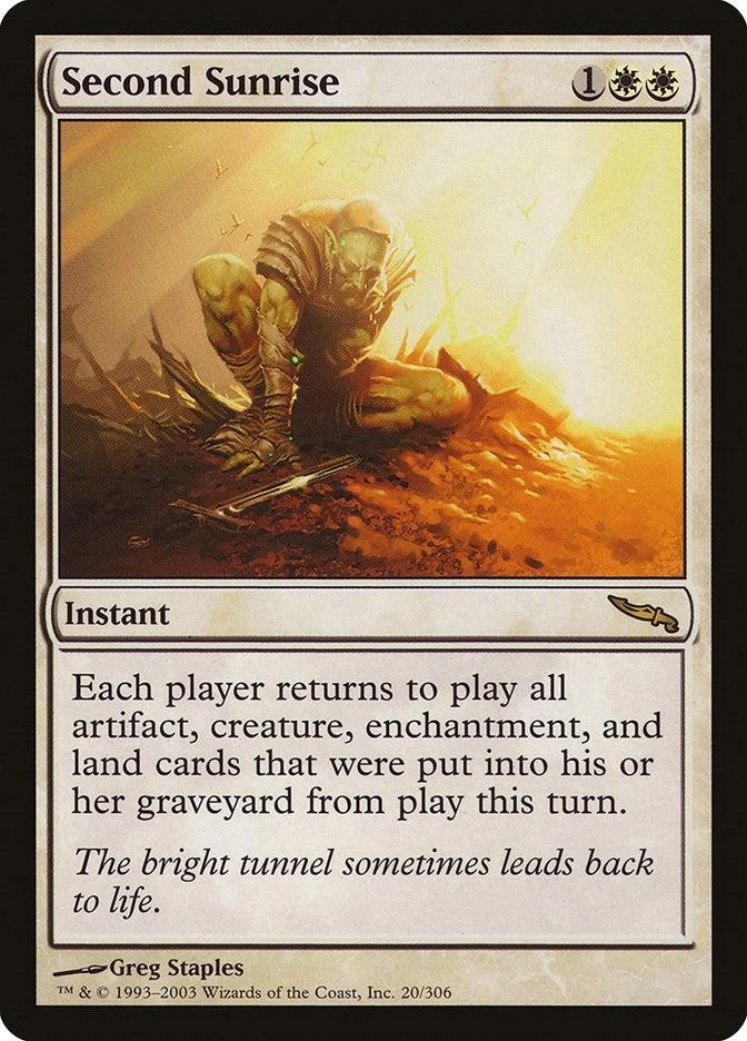 Image for Second Sunrise (20) (Mirrodin) - Magic: The Gathering