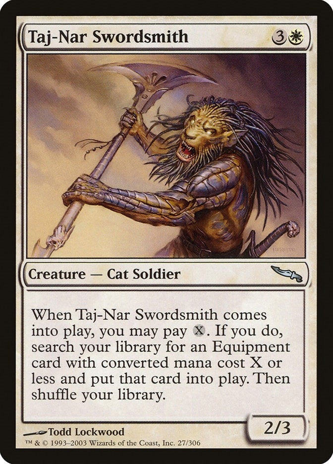 Image for Taj-Nar Swordsmith (27) (Mirrodin) - Magic: The Gathering
