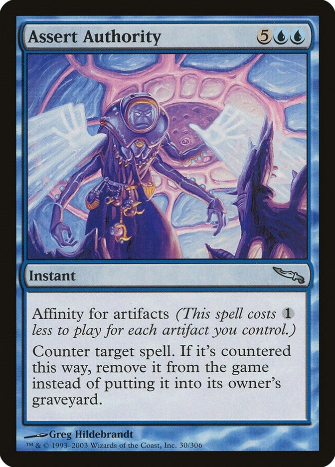 Image for Assert Authority (30) (Mirrodin) - Magic: The Gathering