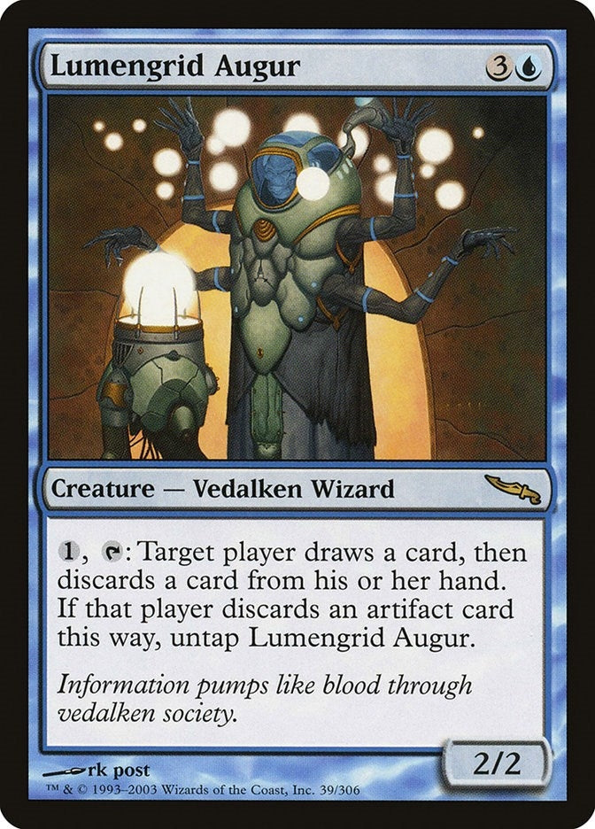 Image for Lumengrid Augur (39) (Mirrodin) - Magic: The Gathering