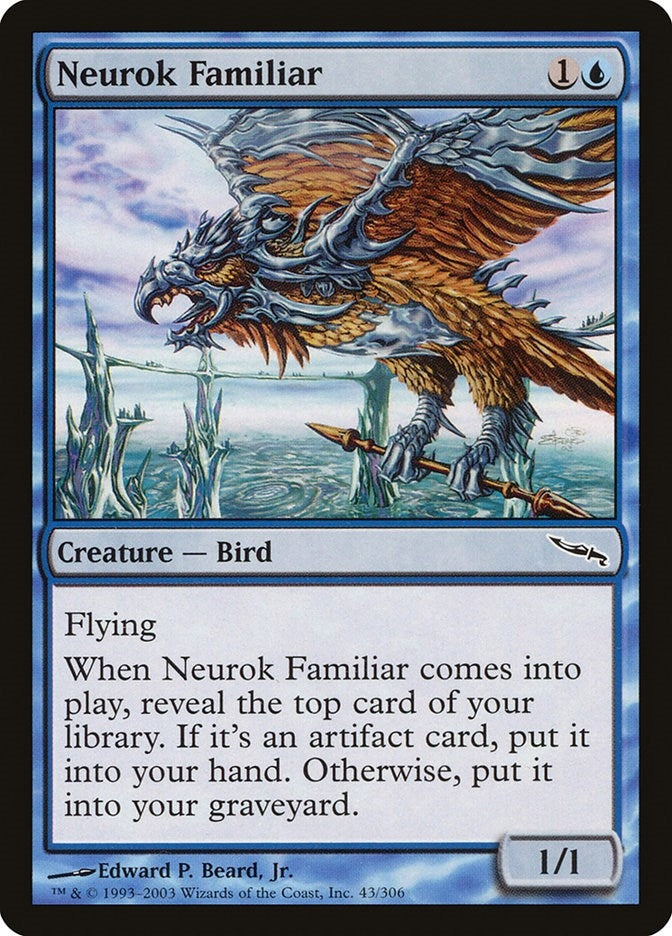 Image for Neurok Familiar (43) (Mirrodin) - Magic: The Gathering