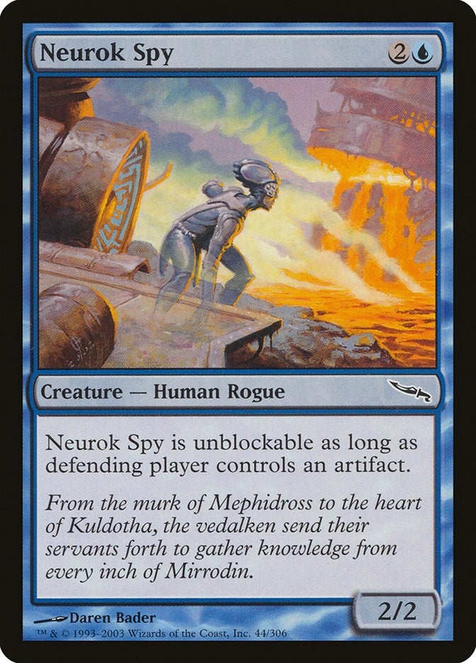 Image for Neurok Spy (44) (Mirrodin) - Magic: The Gathering