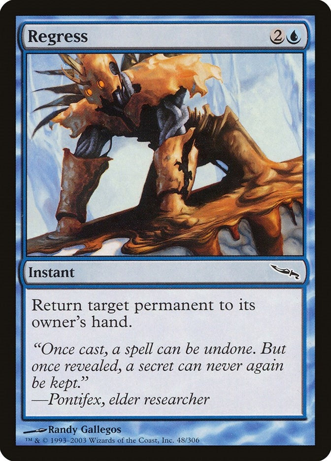 Image for Regress (48) (Mirrodin) - Magic: The Gathering