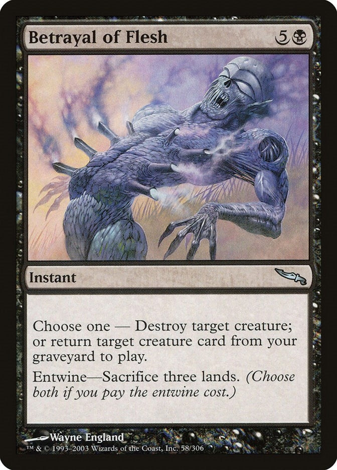 Image for Betrayal of Flesh (58) (Mirrodin) - Magic: The Gathering