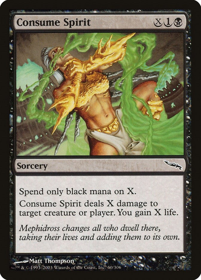 Image for Consume Spirit (60) (Mirrodin) - Magic: The Gathering