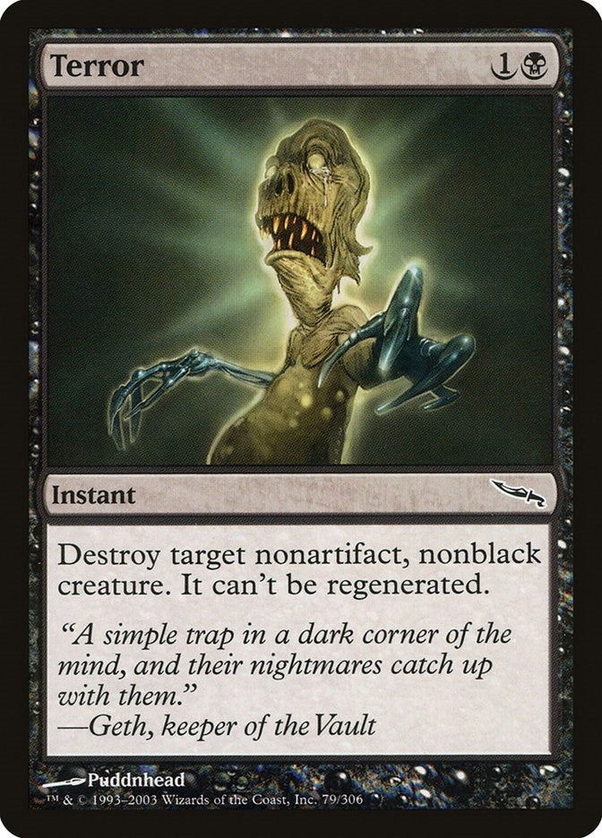 Image for Terror (79) (Mirrodin) - Magic: The Gathering