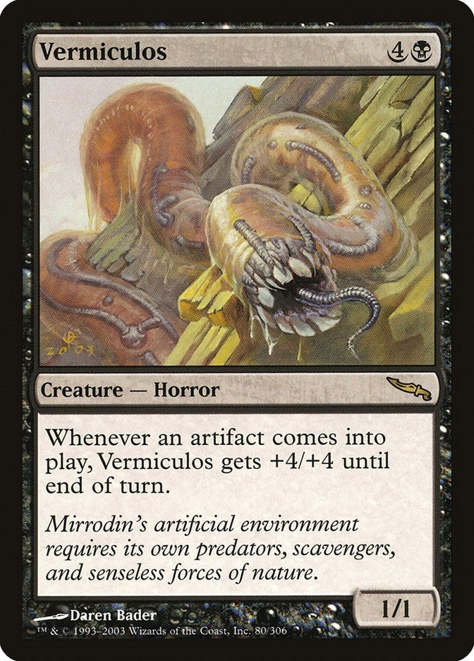 Image for Vermiculos (80) (Mirrodin) - Magic: The Gathering