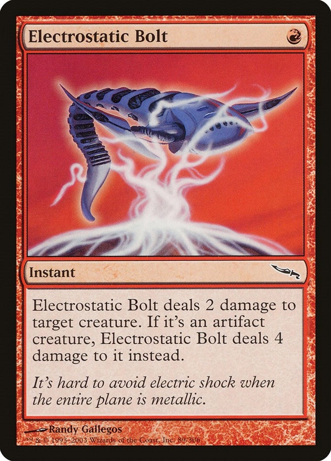 Image for Electrostatic Bolt (89) (Mirrodin) - Magic: The Gathering