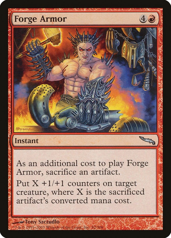 Image for Forge Armor (92) (Mirrodin) - Magic: The Gathering