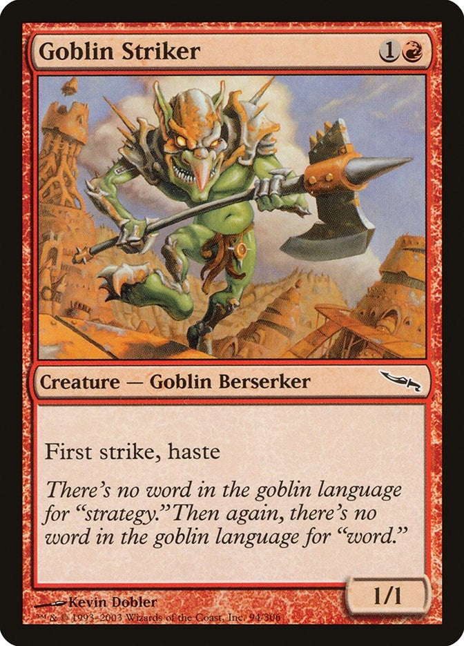 Image for Goblin Striker (94) (Mirrodin) - Magic: The Gathering