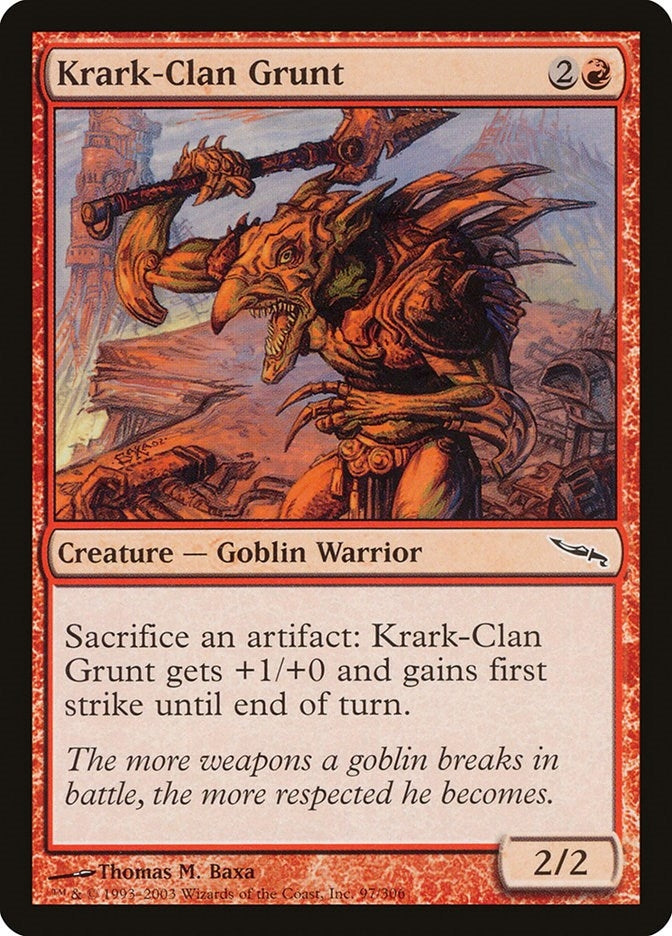 Image for Krark-Clan Grunt (97) (Mirrodin) - Magic: The Gathering