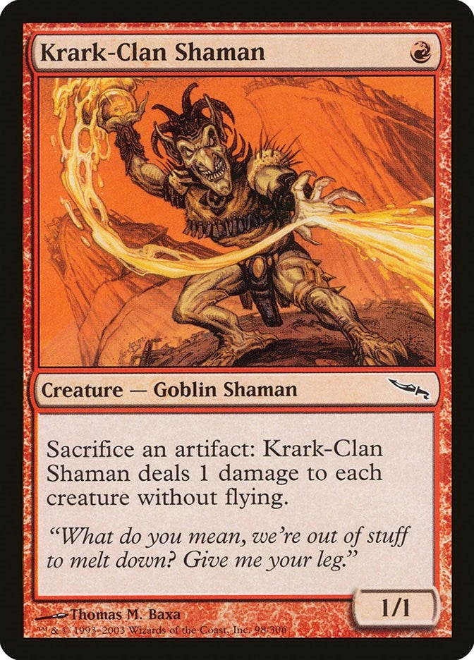 Image for Krark-Clan Shaman (98) (Mirrodin) - Magic: The Gathering