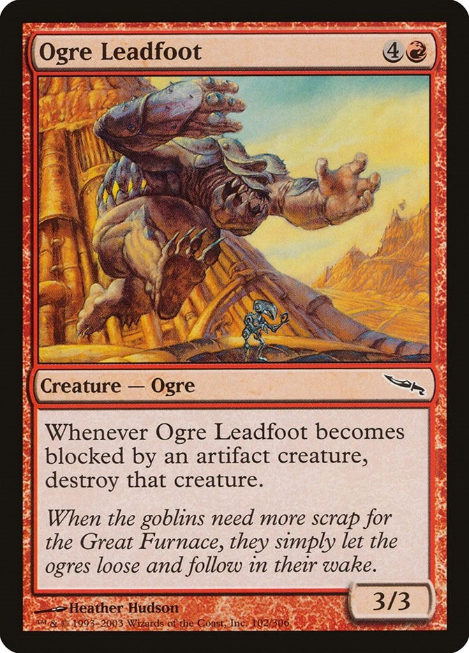 Image for Ogre Leadfoot (102) (Mirrodin) - Magic: The Gathering