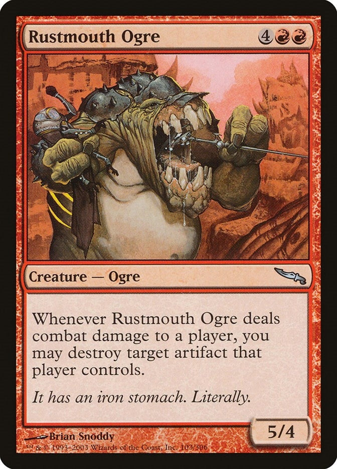 Image for Rustmouth Ogre (103) (Mirrodin) - Magic: The Gathering