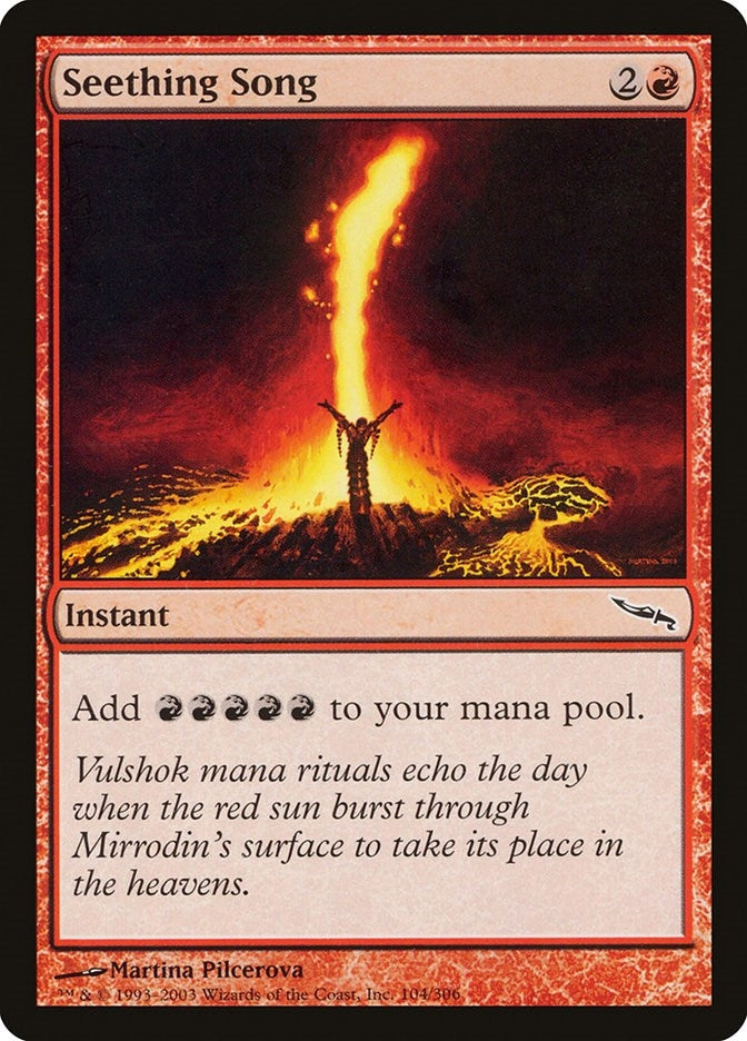 Image for Seething Song (104) (Mirrodin) - Magic: The Gathering