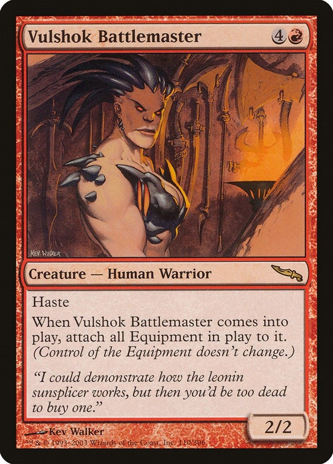 Image for Vulshok Battlemaster (110) (Mirrodin) - Magic: The Gathering