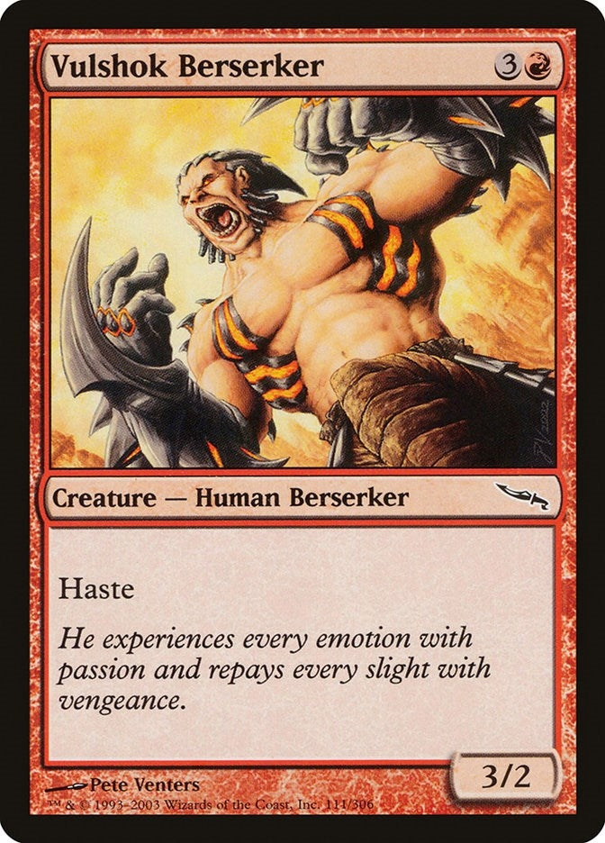 Image for Vulshok Berserker (111) (Mirrodin) - Magic: The Gathering