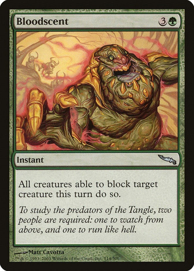 Image for Bloodscent (114) (Mirrodin) - Magic: The Gathering