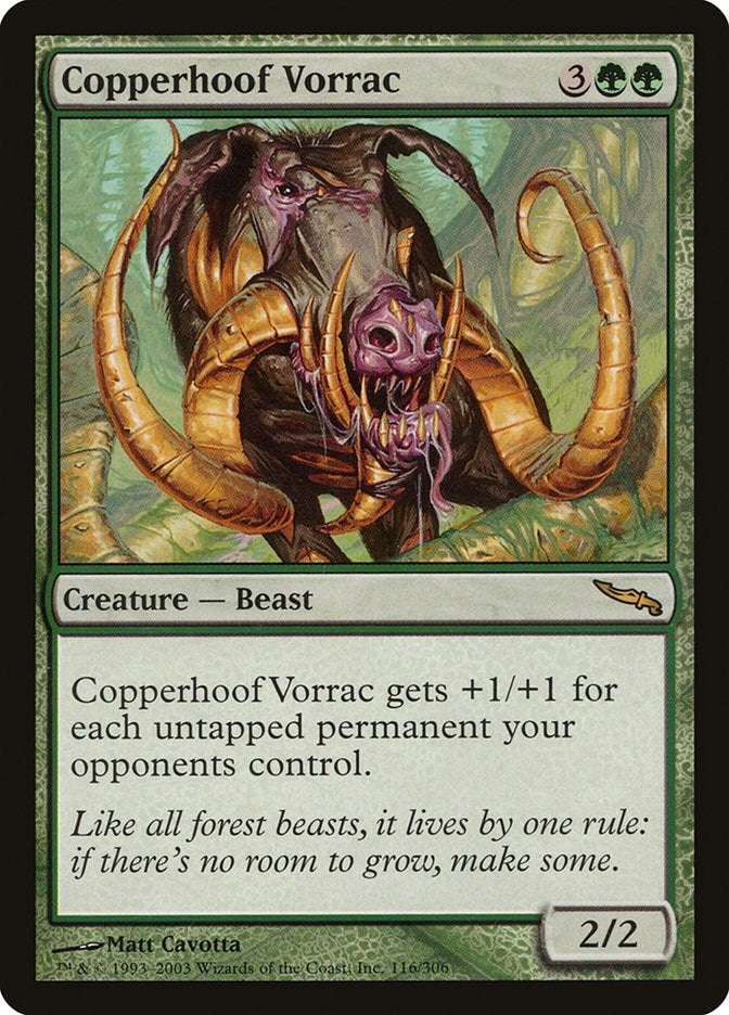 Image for Copperhoof Vorrac (116) (Mirrodin) - Magic: The Gathering